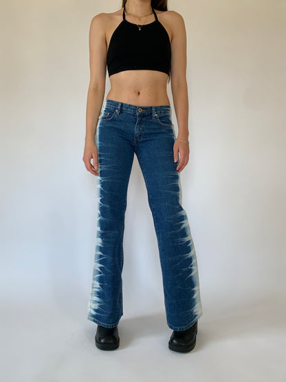 Y2K Bleached Jeans (S)