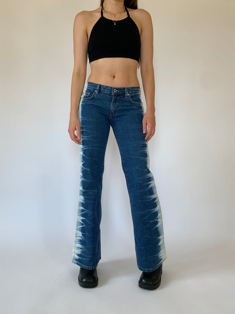 Y2K Bleached Jeans – Hazy Vintage