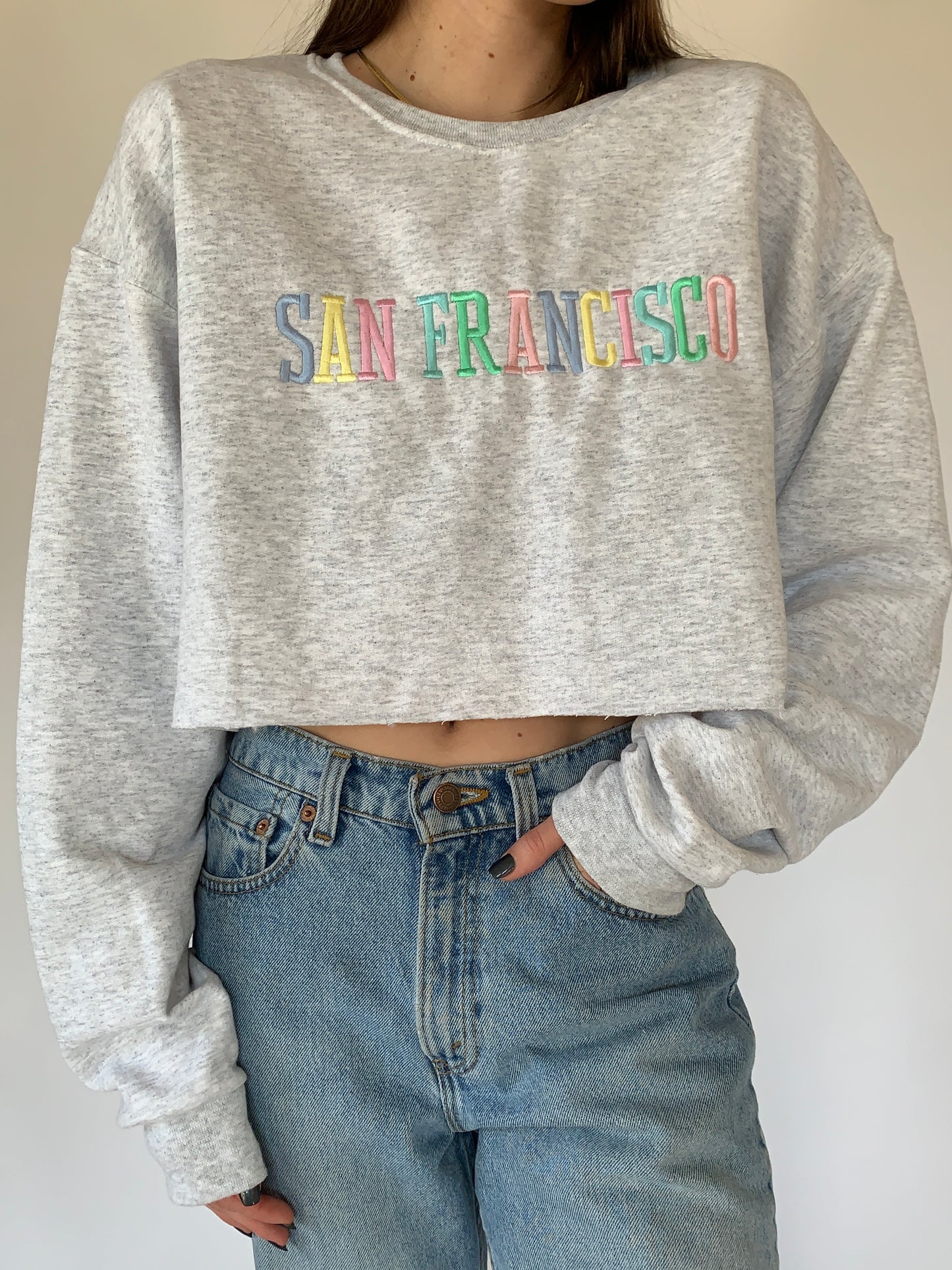 San Francisco Cropped Crewneck