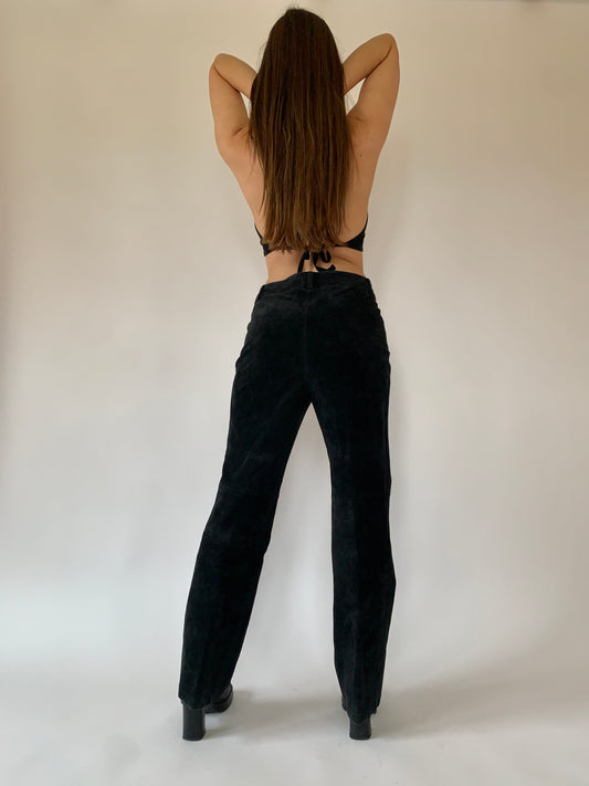 Vintage 1990s Suede Pants