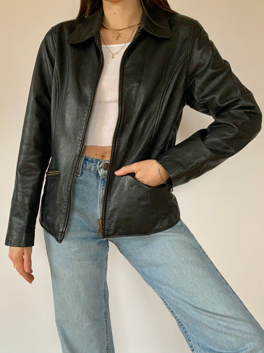 Vintage 1990s Leather Jacket