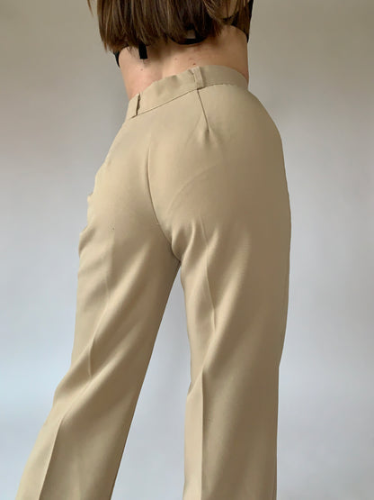 Vintage 1970s Nude Bellbottoms