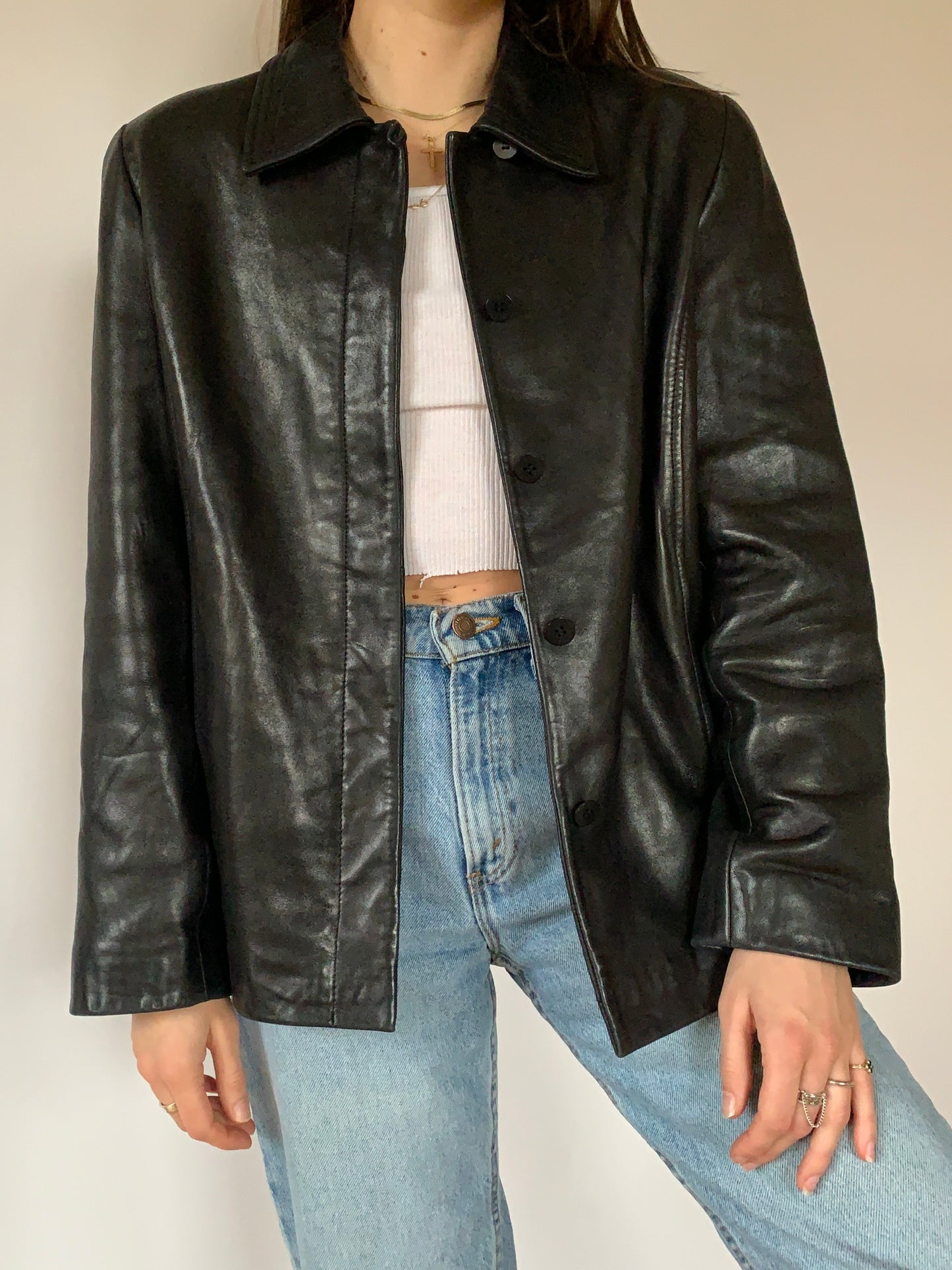 Vintage 1990s Leather Jacket