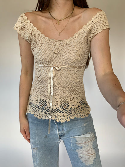 Y2K Crochet Top
