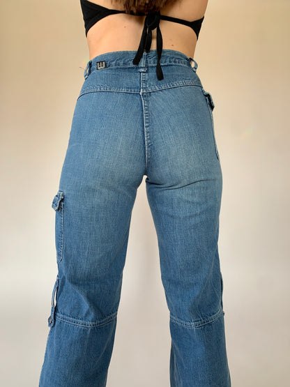 Vintage 1970s Cargo Jeans