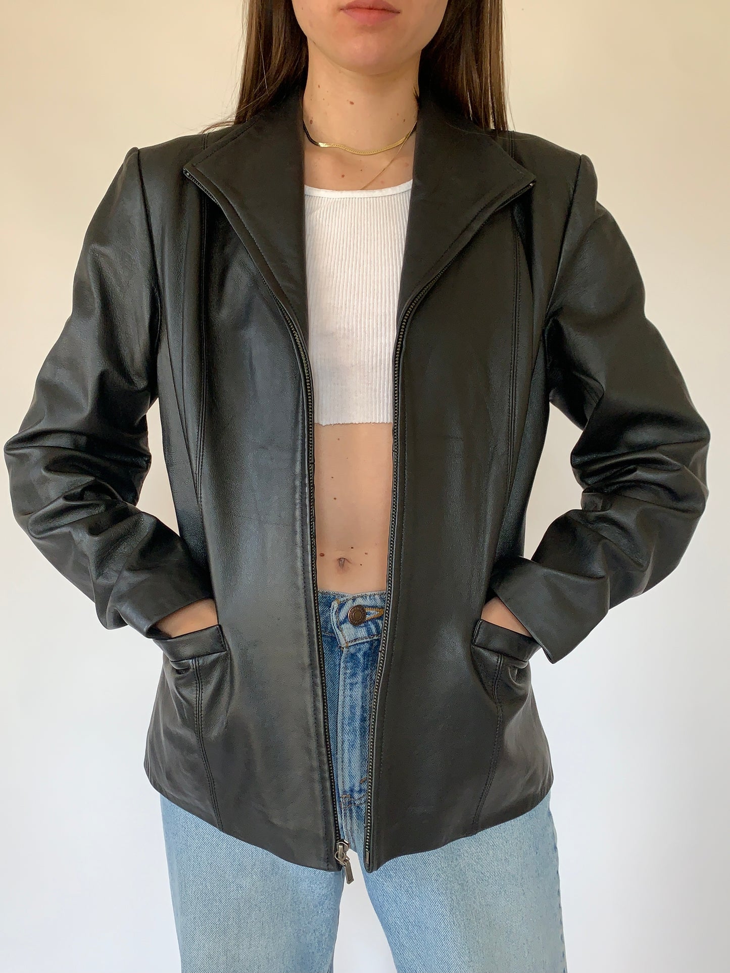 Vintage 1990s Leather Jacket