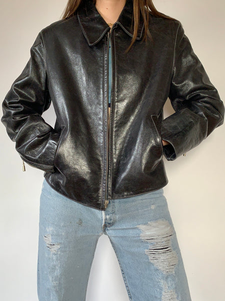 2000s Leather Jacket