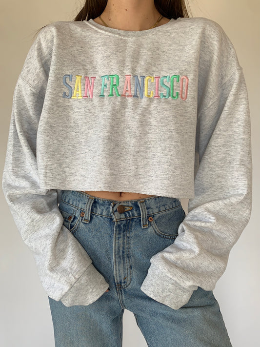 San Francisco Cropped Crewneck