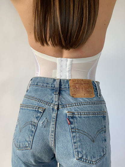 Vintage 1980s Satin Bustier