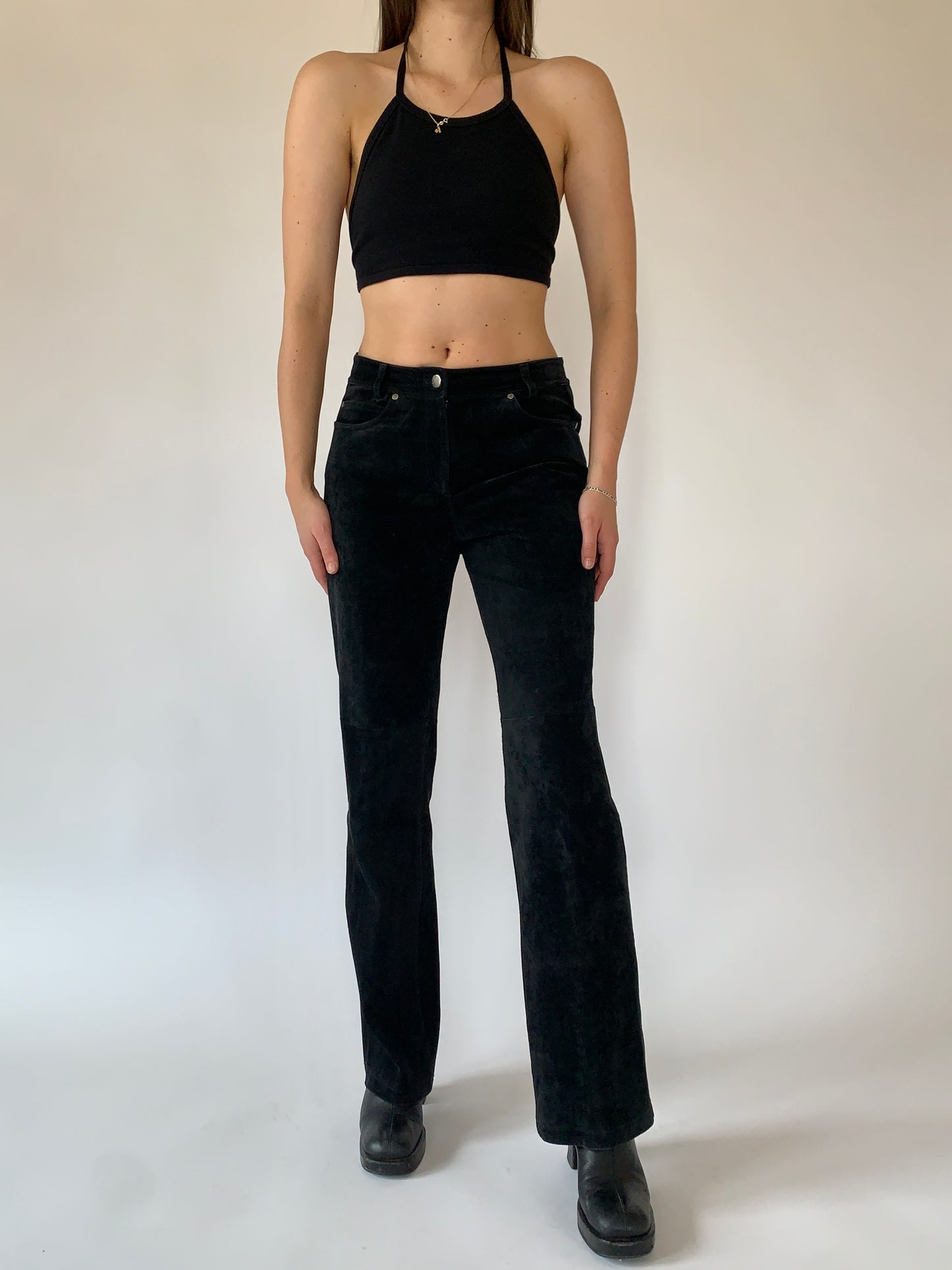 Vintage 1990s Suede Pants