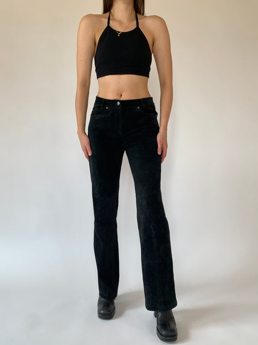 Vintage 1990s Suede Pants