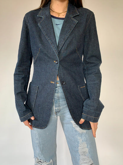 Y2K Denim Blazer