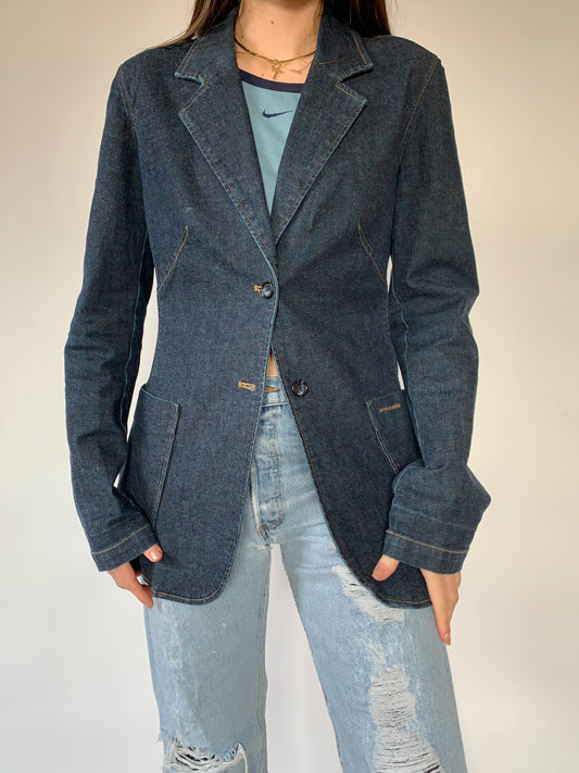 Y2K Denim Blazer