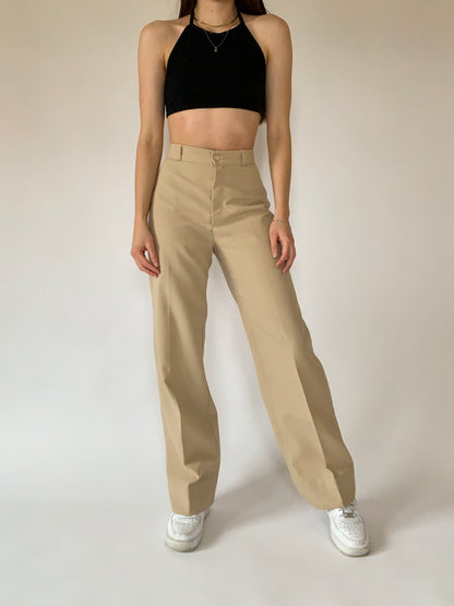 Vintage 1970s Nude Bellbottoms